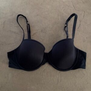 ThirdLove 24/7 Classic T-Shirt Bra Black Underwire 34C
